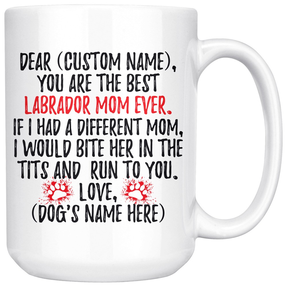 Personalized Labrador Mom Gifts, Labrador Owner Mug, Labrador Gifts For Women