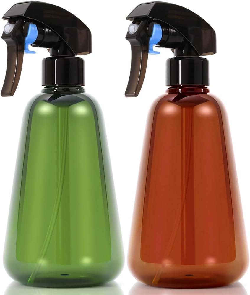 16Oz Plant Mister Spray Bottle 2 Pack with Ultra Fine Mist for Indoor Plants