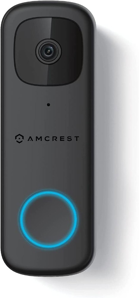 Amcrest 4MP Video Doorbell Camera Pro - Black (AD410)