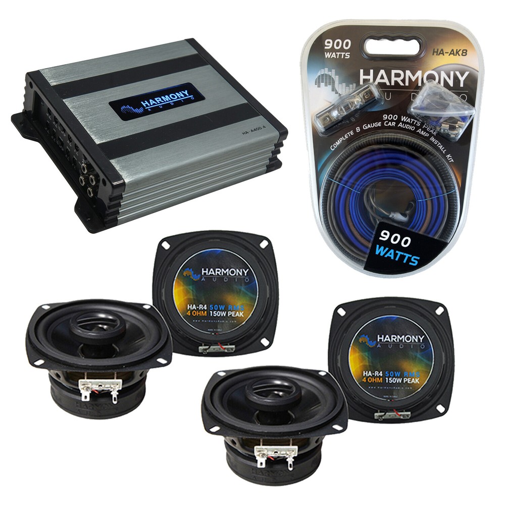 1985-1992 Volvo 760 Series OEM Speaker & R4 HA-A400.4 Amp Replacement