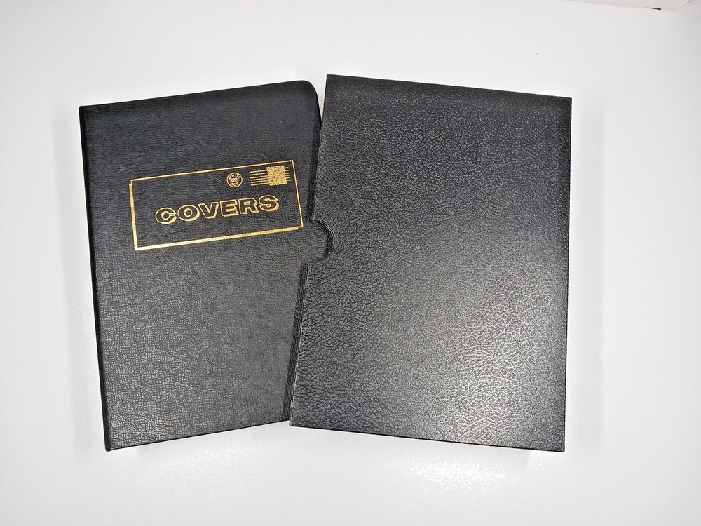 White Ace First Day Cover Album& Slipcase USA Containing 53 FDC 1940s, 60s, 70s