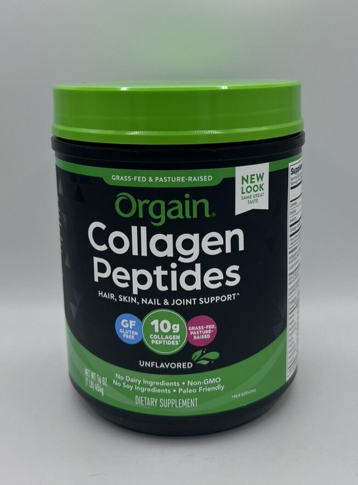 Orgain Collagen Peptide Protein Unflavored 16 oz FREE DHIPPING! BUY NOW!-image