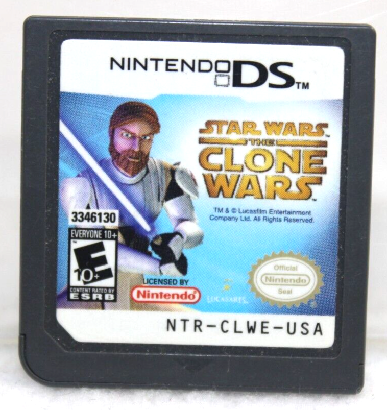Star Wars The Clone Wars Nintendo DS Game Cartridge Only E10+