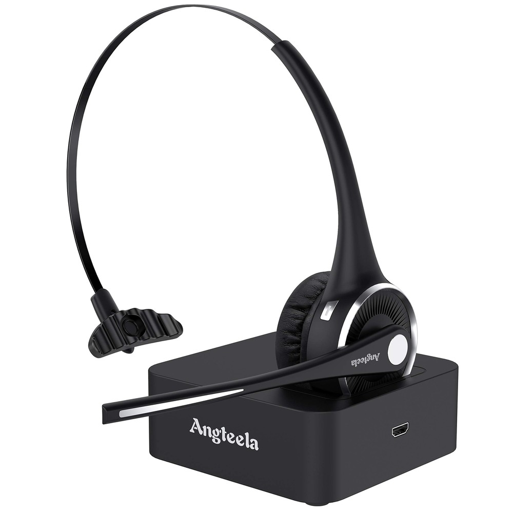 Trucker Bluetooth Angteela Headset with Microphone, Wireless Cell Phone Heads...