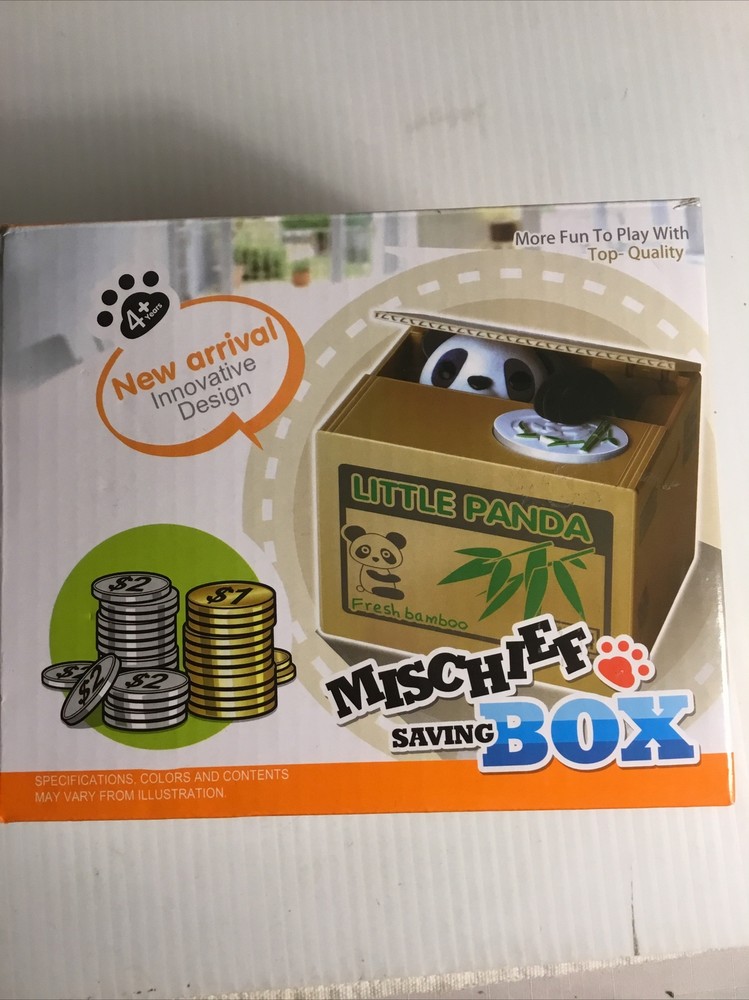 Mischief Little Dog Automated Stealing Coin Saving Box Piggy Bank-image