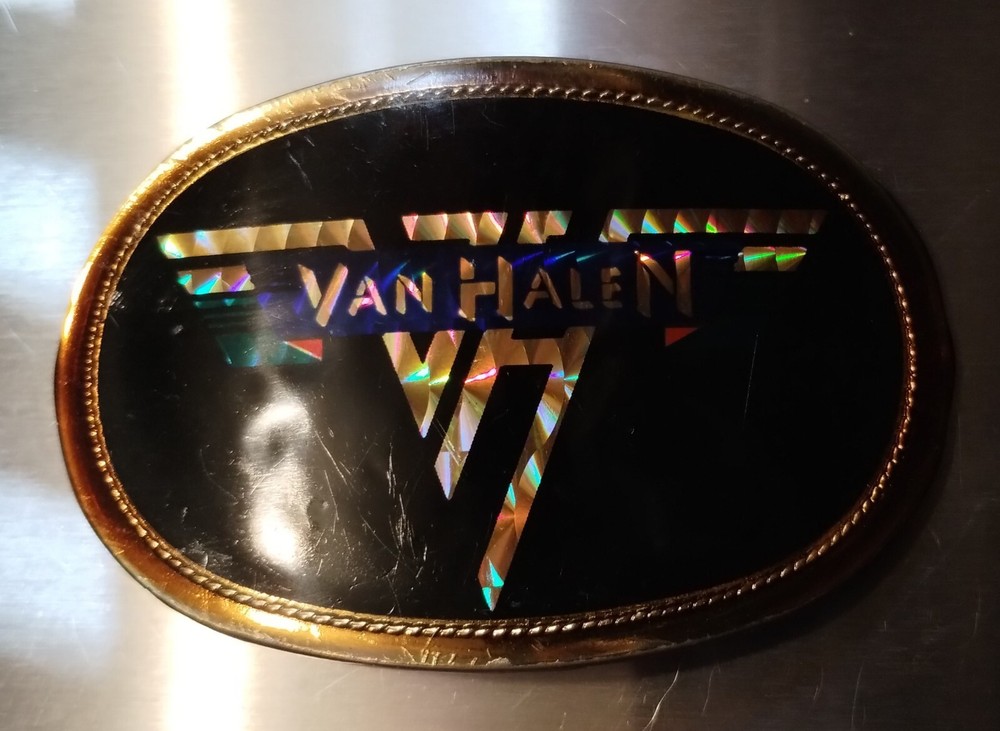 Van Halen Pacifica 1978 belt Buckle . Free Shipping.Buy Now!-image