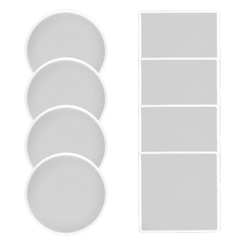 DIY Sil dried Siliconea Mold for Epoxy Resin Coasters Home Decor Craft