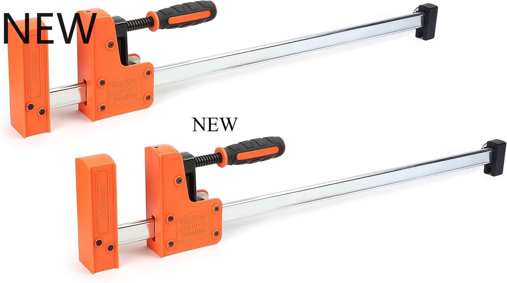 JORGENSEN 24-inch 90° Cabinet Master Parallel Jaw Bar Clamp Set - New