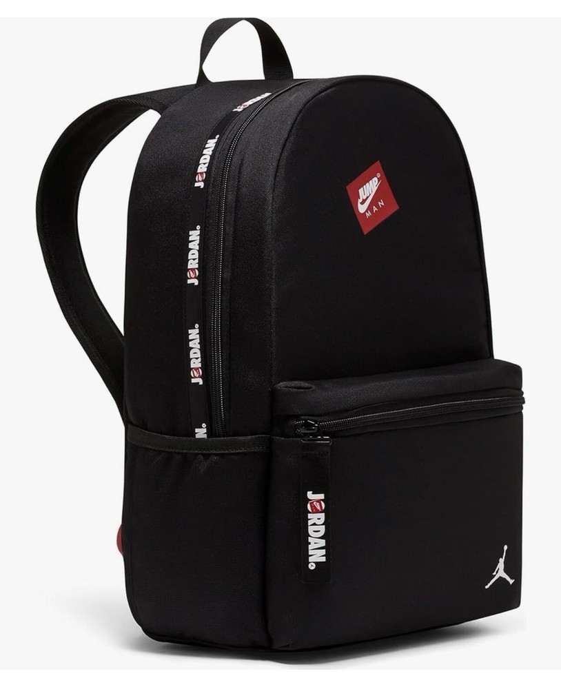 NWT Nike Air Jordan Jumpman Logo Black Backpack Size L 9A0505-023