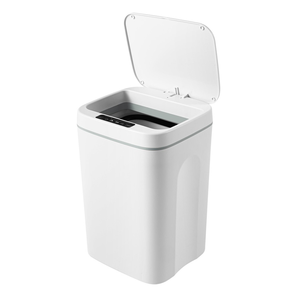 16L Smart Auto Trash Can Motion Sensor Rubbish Can Kitchen Waste Bin ABS Plastic