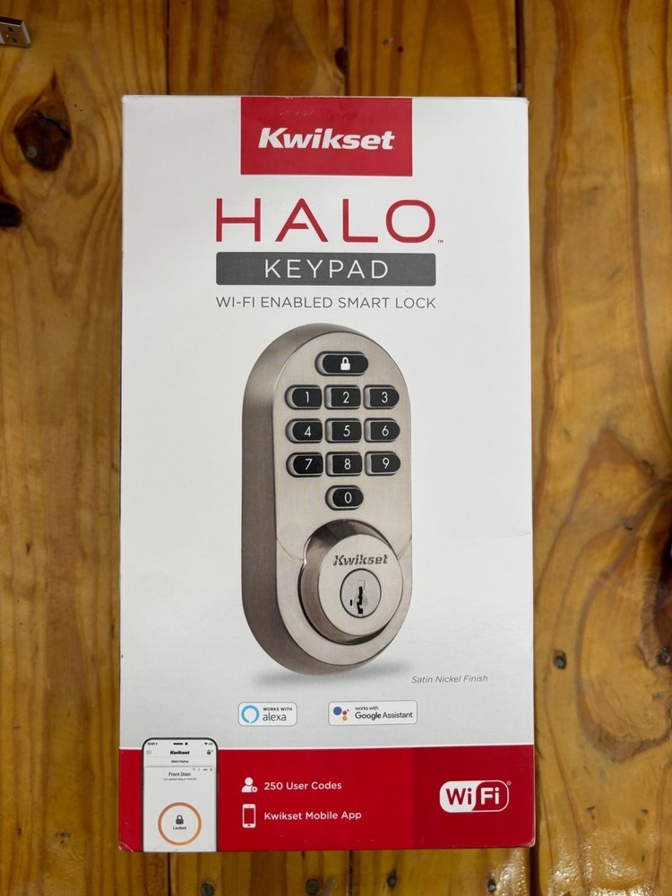 Kwikset Halo Wi-Fi Smart Lock with Keyless Entry and Geofence Auto-Unlock