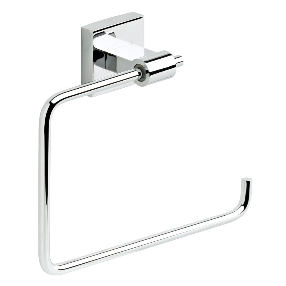 MAX46-PC Polished Chrome Towel Ring 7.87 x 2.15 x 5.8 Inch