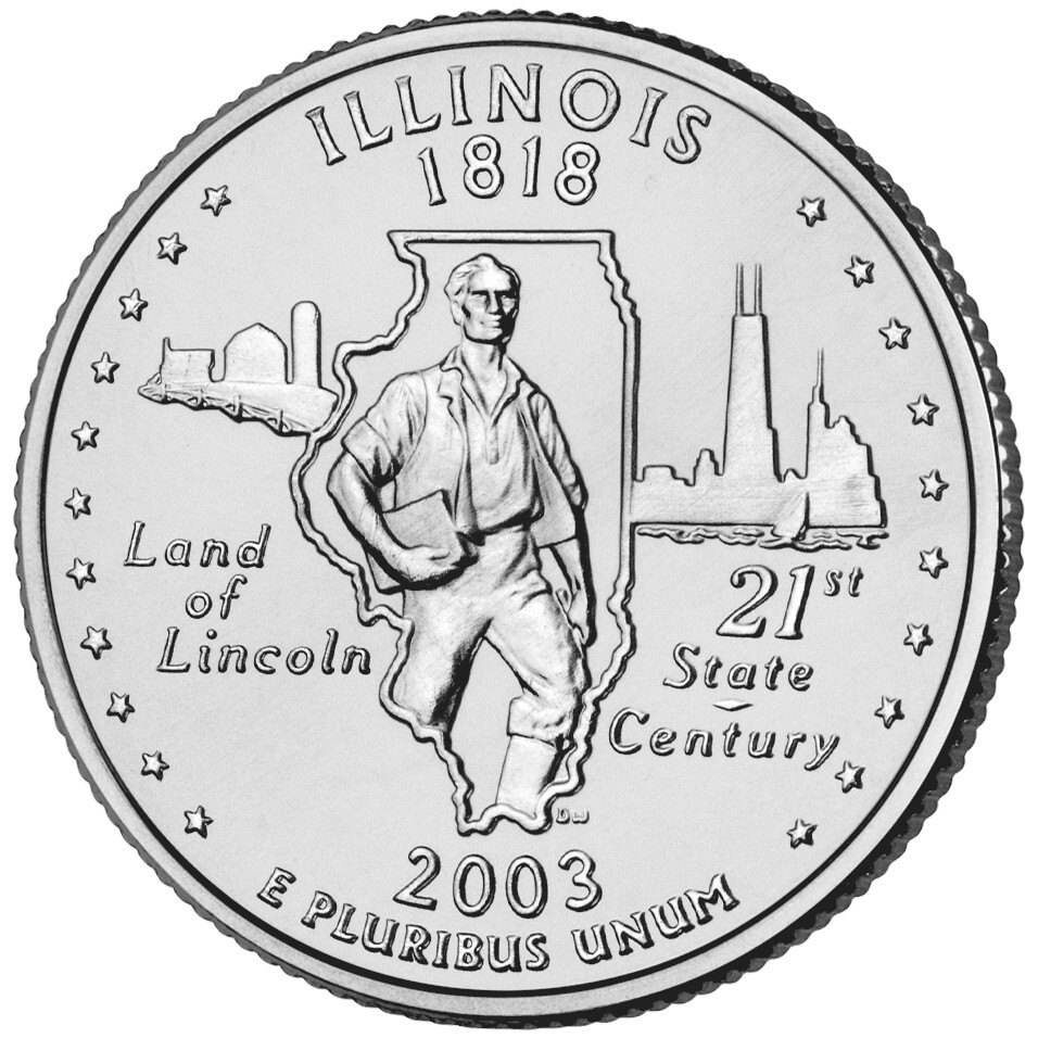 2003-D - Illinois - U.S. State Quarter- UNC from US Mint