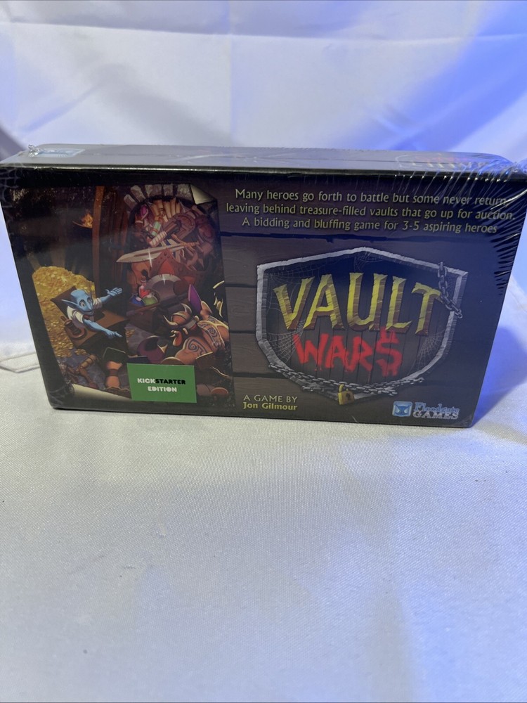 Vault Wars (Card Game) Kickstarter Edition board Floodgate Games Jon Gilmour NEW