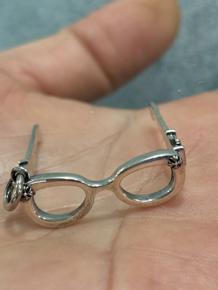 Chrome hearts sterling silver glasses pendant
