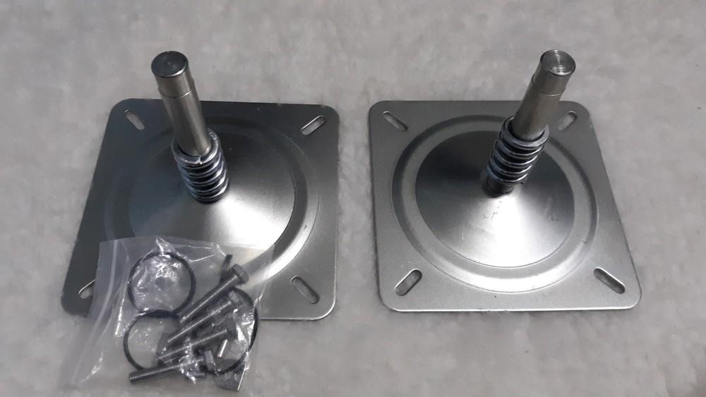 2 New Stainless Steel Boat Seat Pedestal Bases