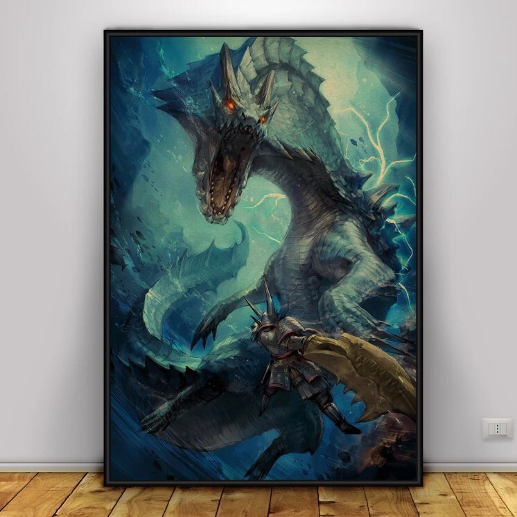 Monster Hunter World Game Poster | Wall Art | Wall Prints 2