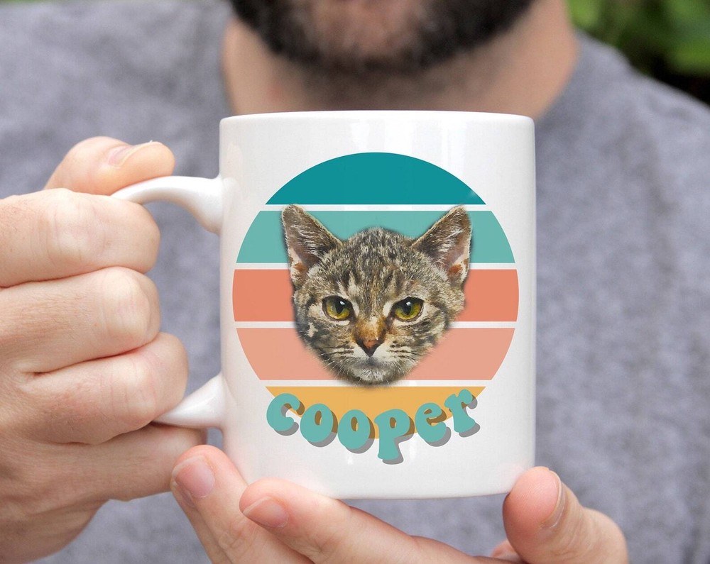 Personalized Cat Mug Custom Cat Mug Cat Dad Mug Custom Mug Cat Themed Gifts