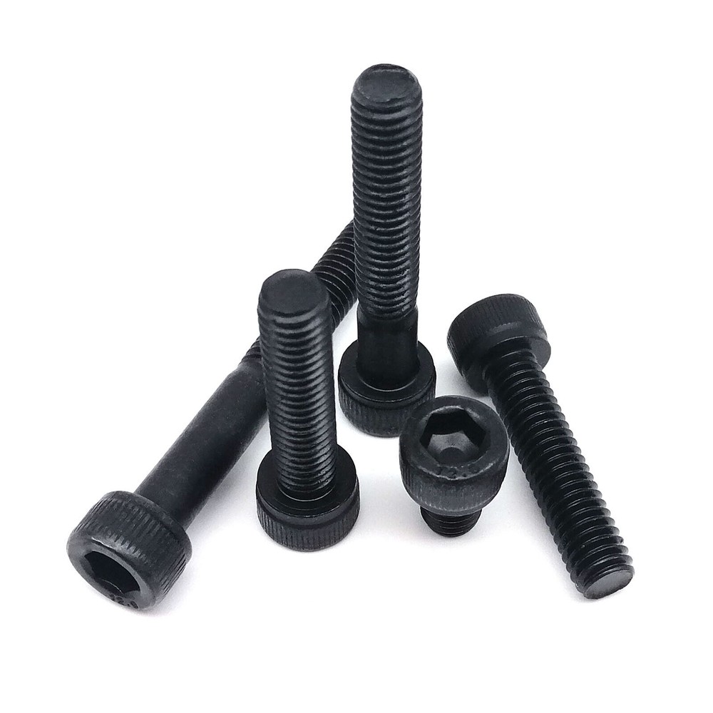 M2-M8 Black Grade 12.9 Alloy Steel Allen Hexagon Hex Socket Head Cap Bolt Screw