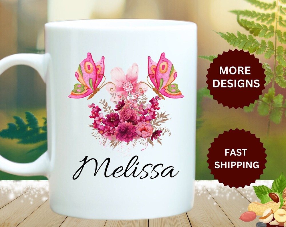 Butterfly Mug Pink Butterfly Coffee Mug Butterfly Gifts For Women Unique Persona