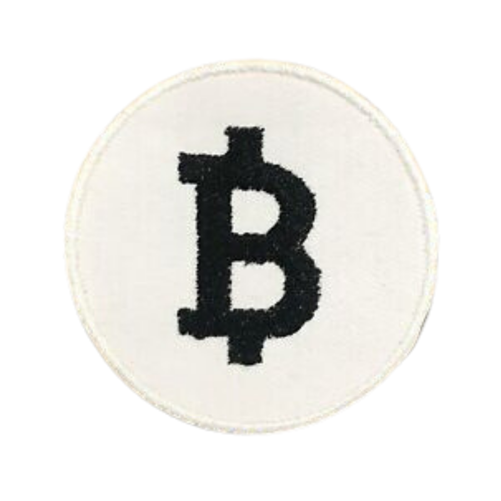 Bitcoin Cryptocurrency Iron On Embroidered Logo Patch-image