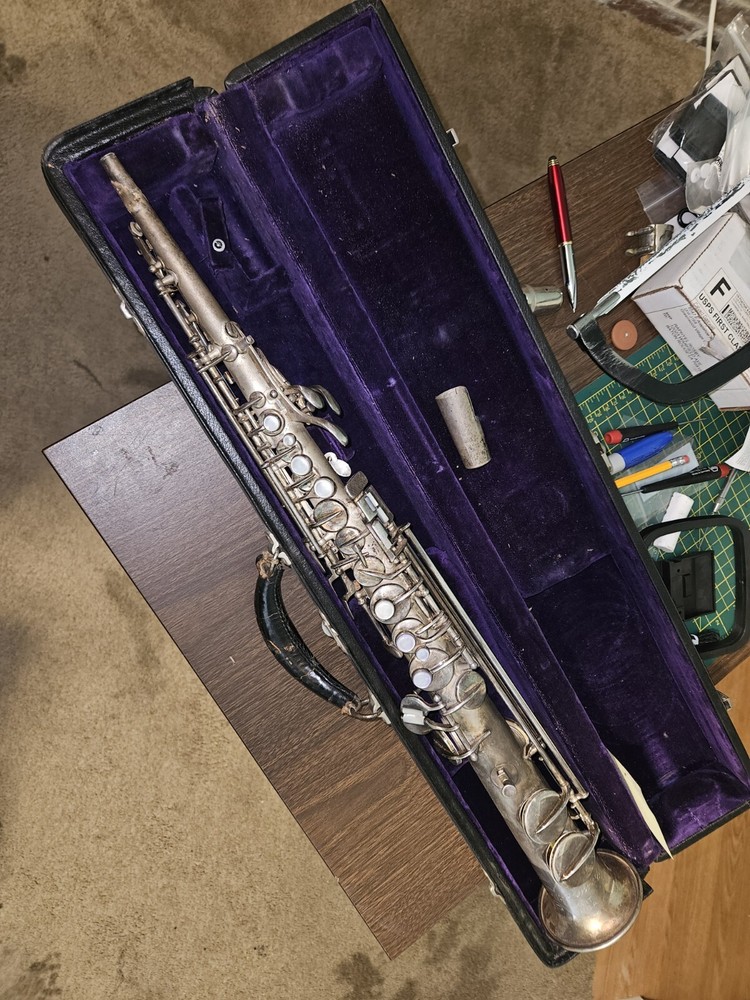 Vintage C.G. Conn Chu Berry Soprano Saxophone  Overhaul Included With Buy Now-image