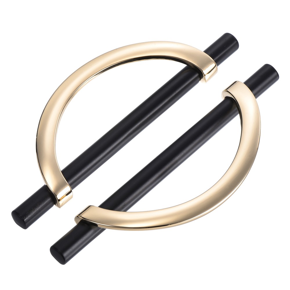 10 Pack Brushed Black Cabinet Pulls 5 Inch 128MM Hole Centers