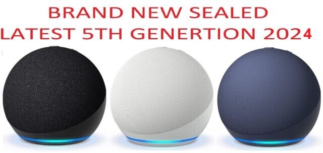 Amazon Echo Dot Latest 5th Gen 2024 Smart Speaker with Alexa All Colors NEW