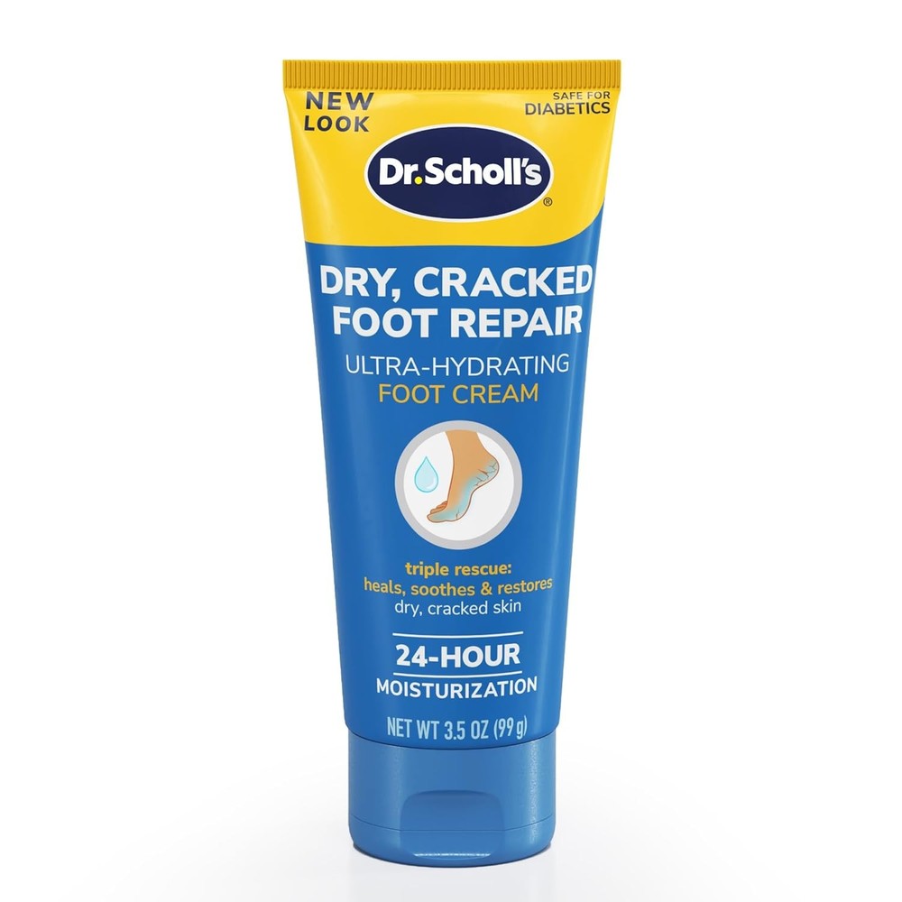 Dr Scholls Ultra Hydrating Foot Cream for Dry Cracked Feet 3.5 oz