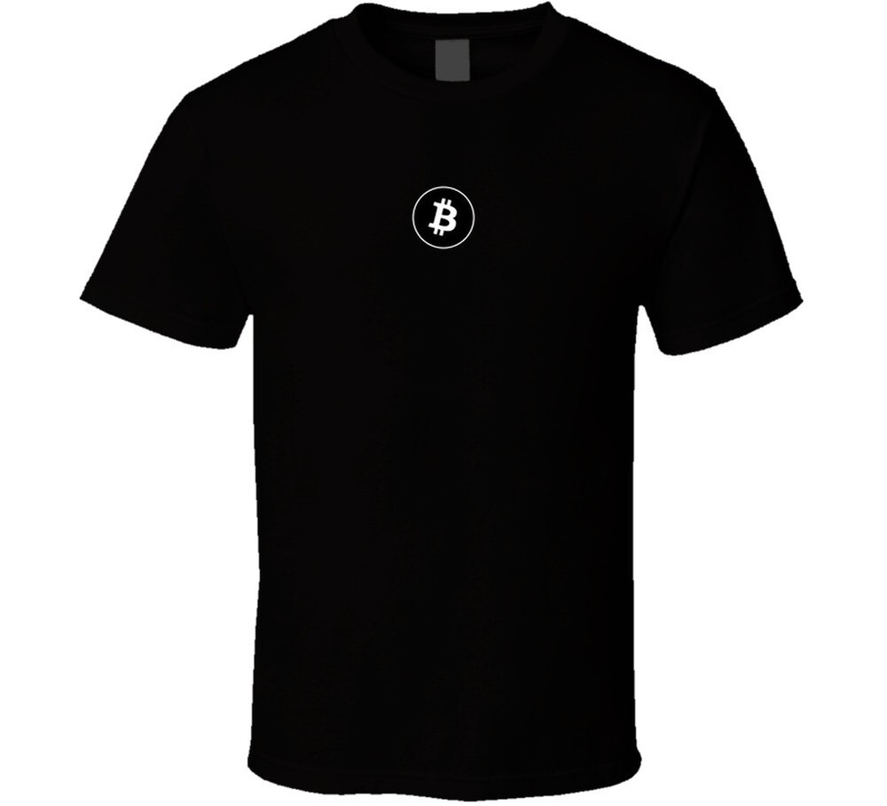 Small Bitcoin Cryptocurrency T Shirt-image