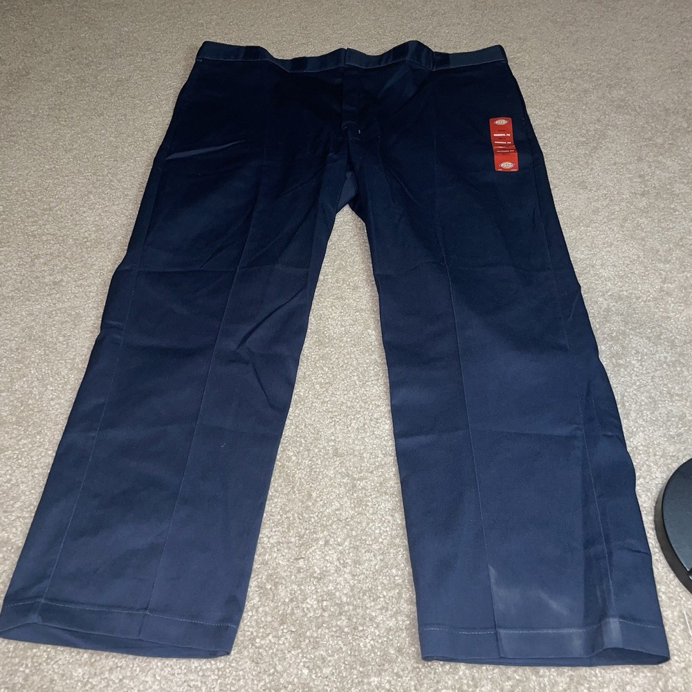 Dickies Mens Flex 874FDN Work Pants Dark Navy Blue 50x33 New With Tags