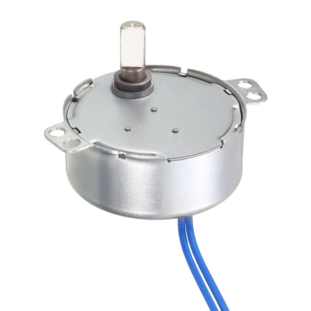 Electric Motor AC 100-127V 20-24RMP 2 Flat Shaft CW/CCW Turntable Motor