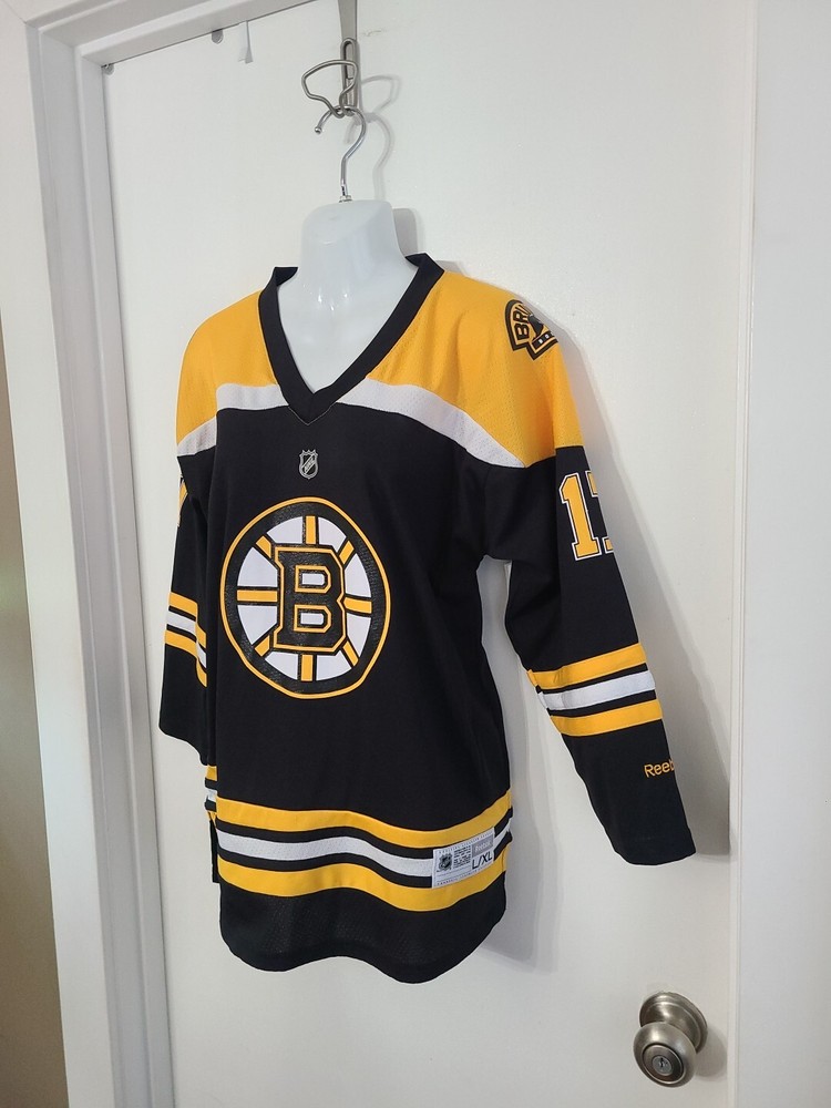 Reebok Boston Bruins Hockey Jersey Milan Lucic #17 Youth LG/XL NHL Shirt UNISEX
