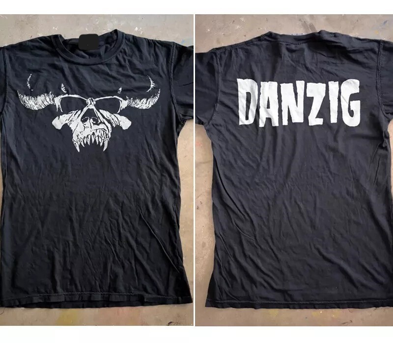 Danzig - Danzig I - Tour Shirt Reprint 2 side basic black Unisex te
