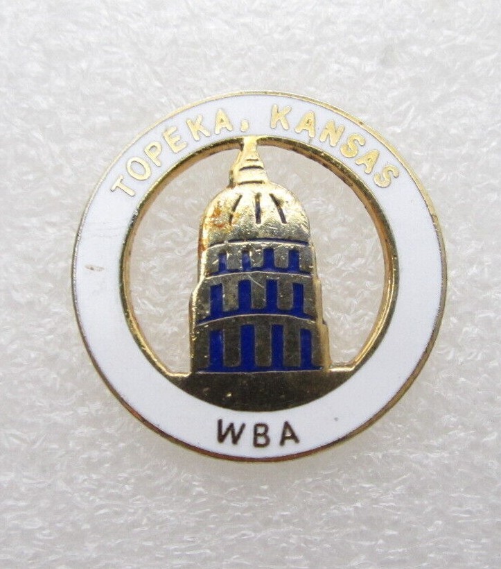 Topeka Kansas WBA Bowling Lapel Pin (B893)