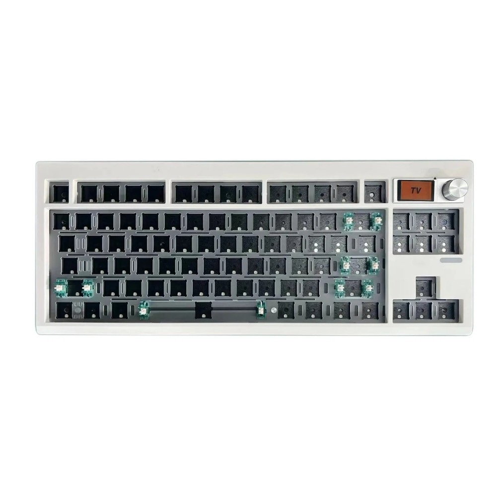 Mechanical Keyboard Kit with RGB Backlit Display and Gasket Structure