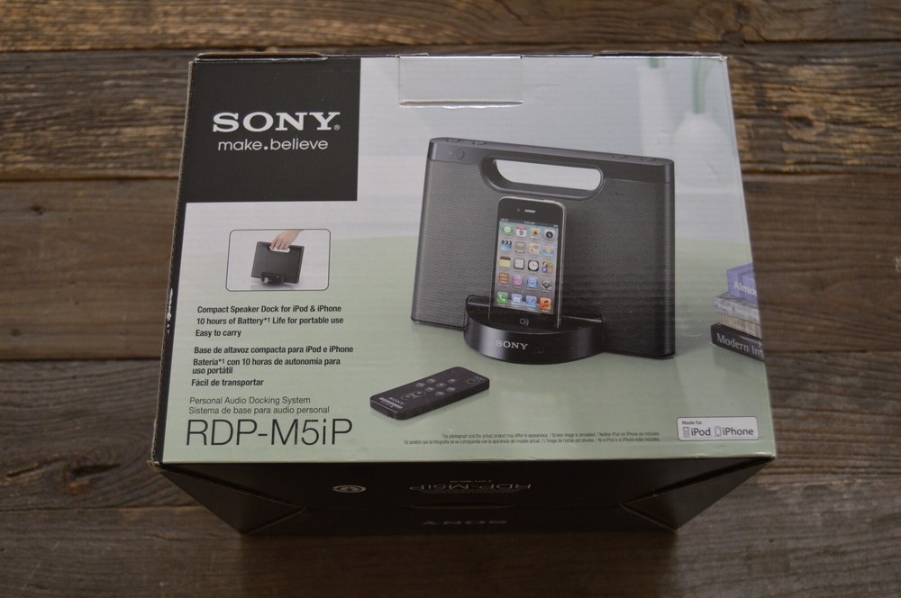 Sony RDPM5iP 30-Pin iPhone iPod Speaker Dock New