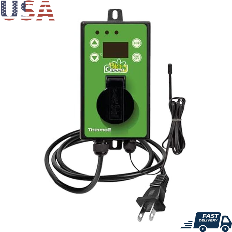 2 Digital Greenhouse Thermostat W/ Summer/Winter Function TER2/US Thermo New