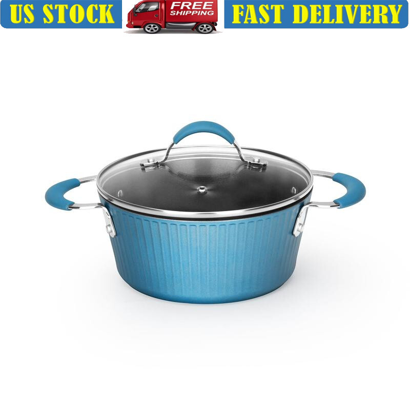 2.1 Quart Non-Stick Induction Cooking Pot with Lid – Durable & Easy Clean