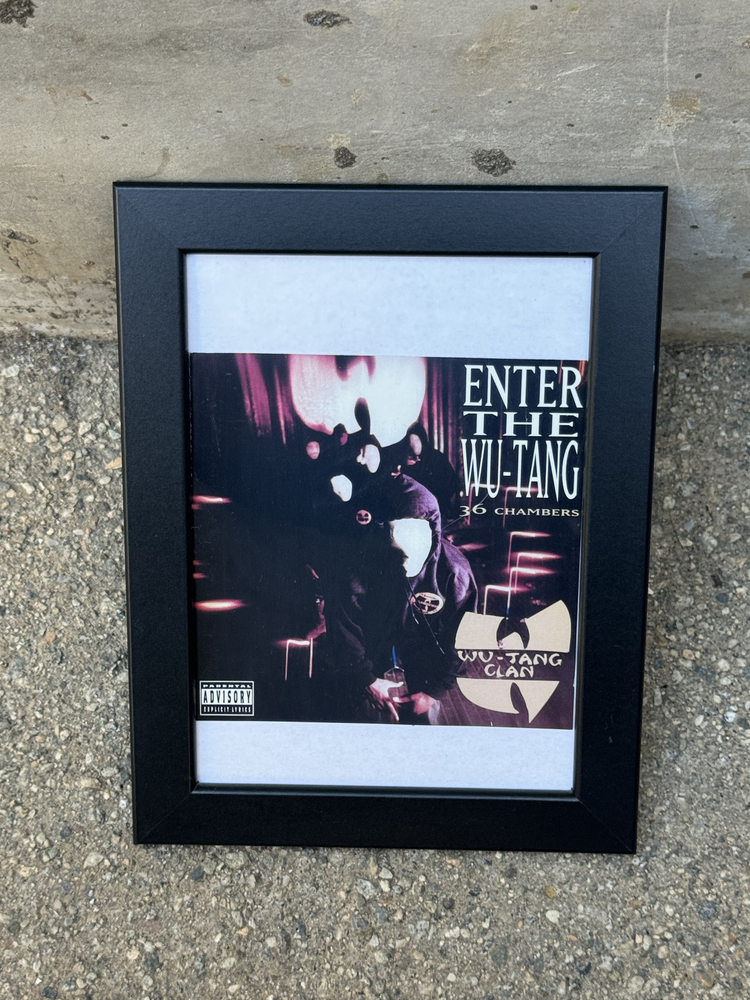 Wu - Tang Clan - Enter the Wu-Tang (36 Chambers) Original 1993 Framed CD Art