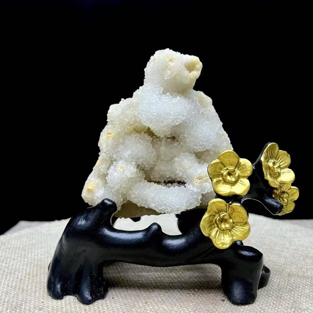 Natural quartz crystal fish eye stone specimen decoration