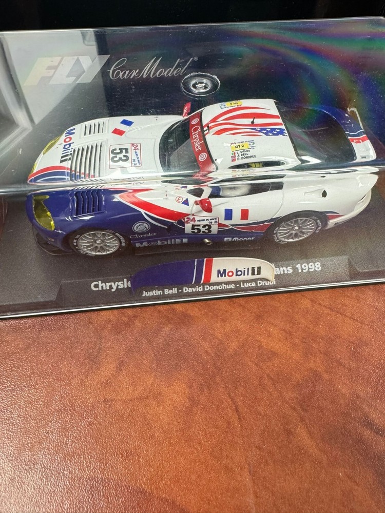 Fly Car Model Chrysler Viper Gts-R 24H. Le Mans 1998 Slot Car #53 1/32
