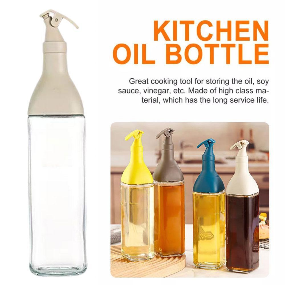 Glass Bottle Pourer for Cooking - Vinegar & Olive Oil Dispenser Kitchen Tool
