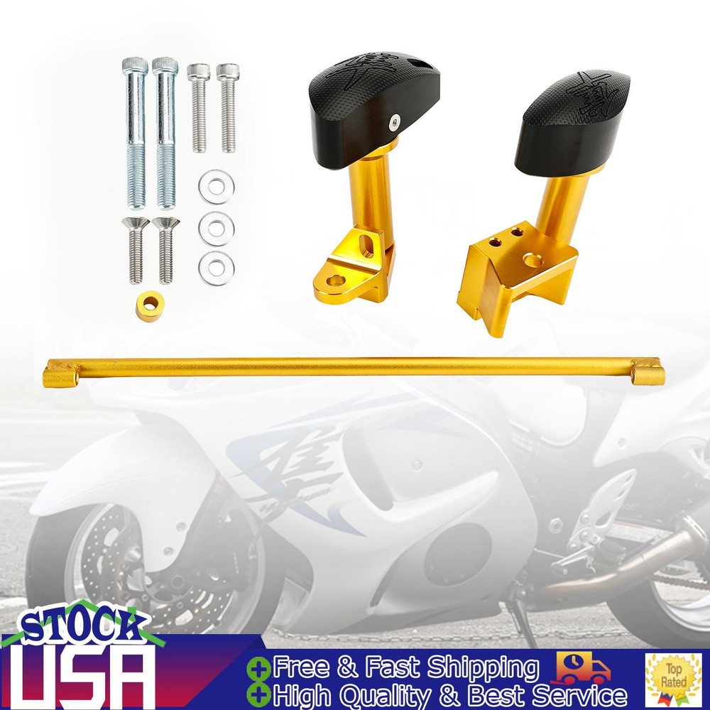 Engine Guards Protective Pad Engine Slider Gold Fits For Suzuki Gsxr1300 08-20