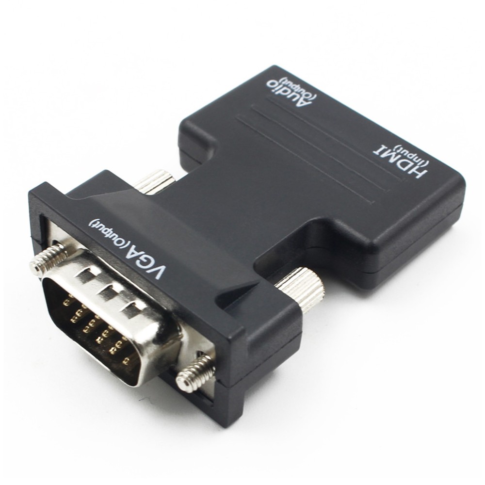 HDMI to VGA Converter Adapter Female to Male for Laptop TV Monitor