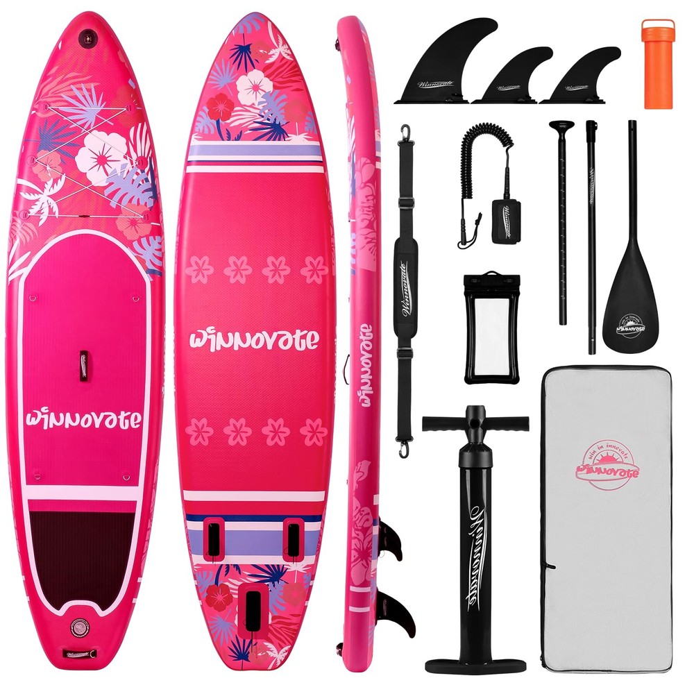 Inflatable Stand Up Paddle Board for Adults & Kids 11ft x 33in SUP with Accessories