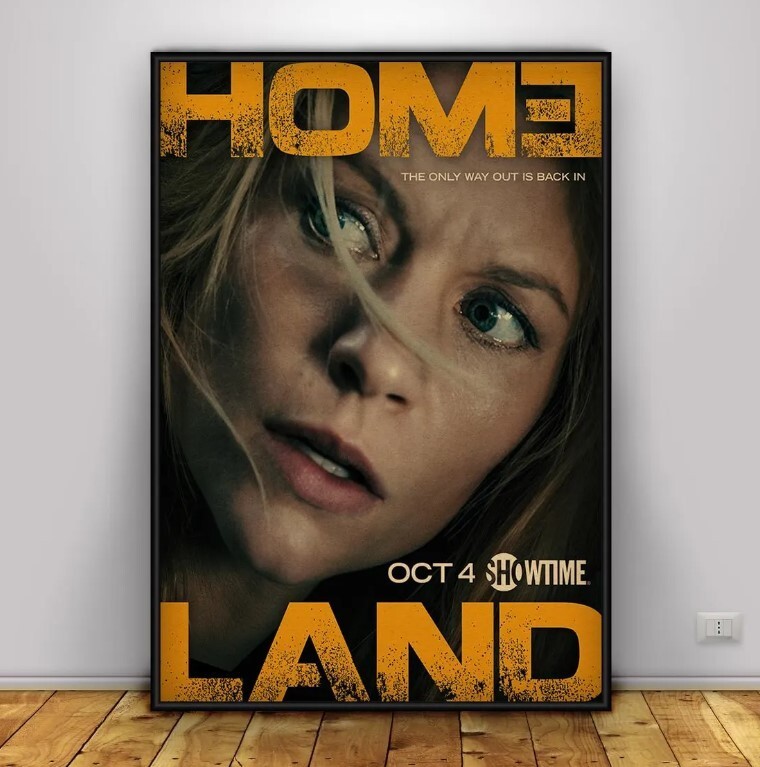 Homeland Poster | Wall Art | Wall Prints | Home Decor | Kraft Paper Printv 3