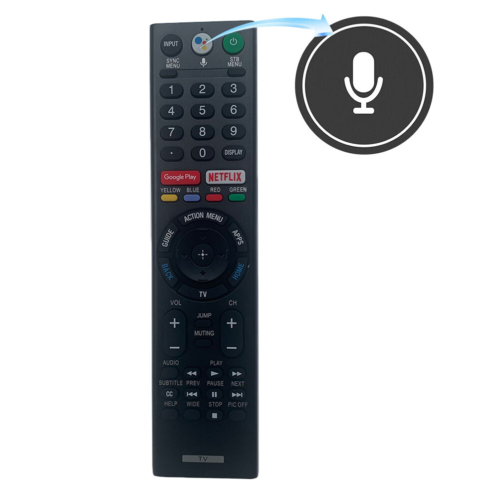 Voice Remote for SONY KD-55X727E KD-55X7000E KD-60X697E UHD Smart LED HDTV-image