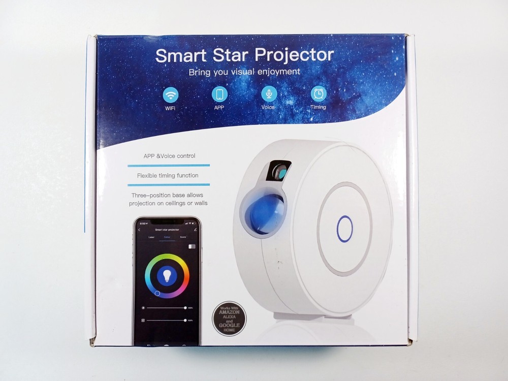 Smart Star Projector APP, Wifi and Voice Controlled Free Shipping-image