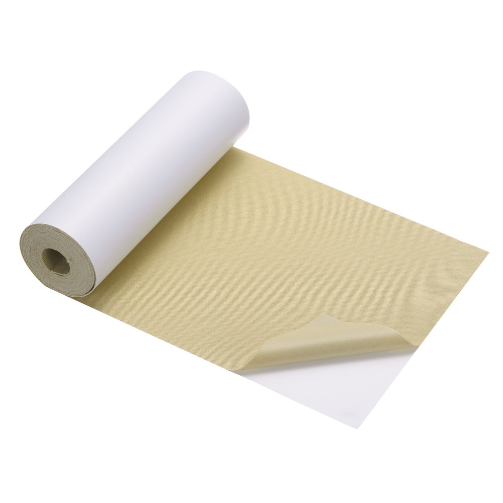 Iron on Fabric Repair Patches 4x60 Inch Khaki Cotton for Seamless Repairs